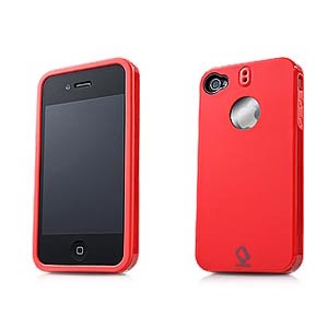 Чехол Capdase Polimor Protective Case Polishe Red/Red for iPhone 4/4S (PMIH4-5199)